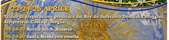 Programma Religioso festa della Madonna delle Grazie 2015