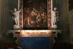 Scena natalizia all'interno della chiesa parrocchiale