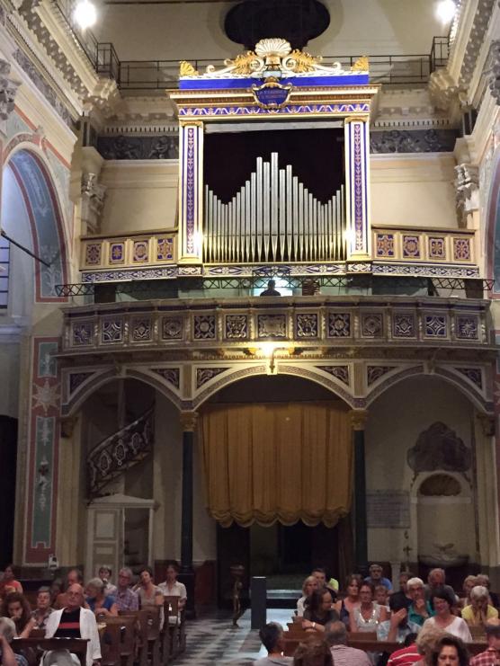 Meditazione all'organo Lingiardi del 1863 di Andrea Tritto nella chiesa parrocchiale il 3 agosto 2016