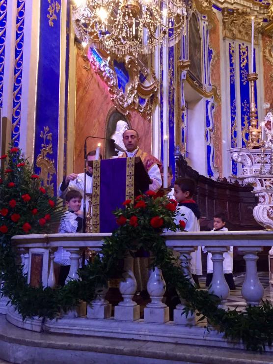 Festa di San Tommaso Apostolo (18 Dicembre 2016): S. Messa solenne celebrata dal parroco e processione con il busto reliquiario del Santo
