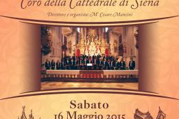 Locandina del concerto del 16 Maggio