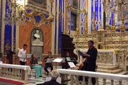Concerto omaggio a Bach e Vivaldi eseguito dall'orchestra da camera italiana Antonio Vivaldi e il basso Markus Jarchow