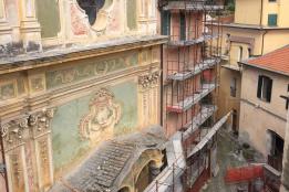 Finalmente il 27 Marzo sono iniziati i lavori per il rifacimento delle coperture e il restauro della facciata della chiesa parrocchiale di San Tommaso