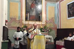 Santa Messa celebrata da don Jean-Pierre Vinciguerra nell'oratorio di San Carlo