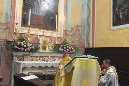 Santa Messa celebrata da don Jean-Pierre Vinciguerra nell'oratorio di San Carlo